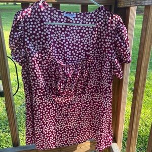 Plus size smocked top 16W